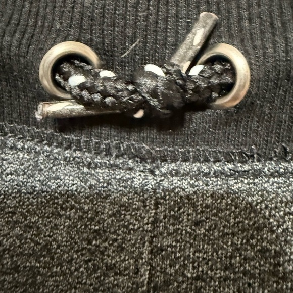 Old Navy Boy’s Joggers Charcoal Gray Black Trim Drawstring Waist Slim Size 14/16 - Picture 5 of 8